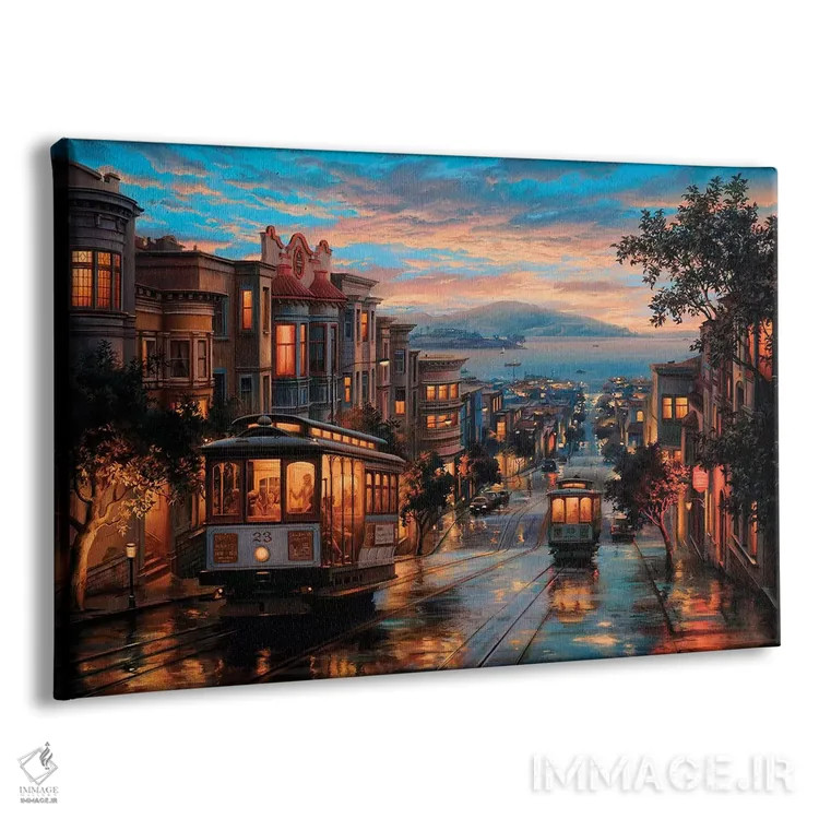 تابلو بهشت تلهکابین اثر اوگنی لوشپین - نمای پرسپکتیو محصول