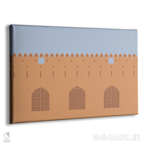 تابلو "قلعه جبرین، بهله، عمان" اثر لایمن کریتیو کو. (شرکت/استودیو خلاق) - نمای پرسپکتیو محصول