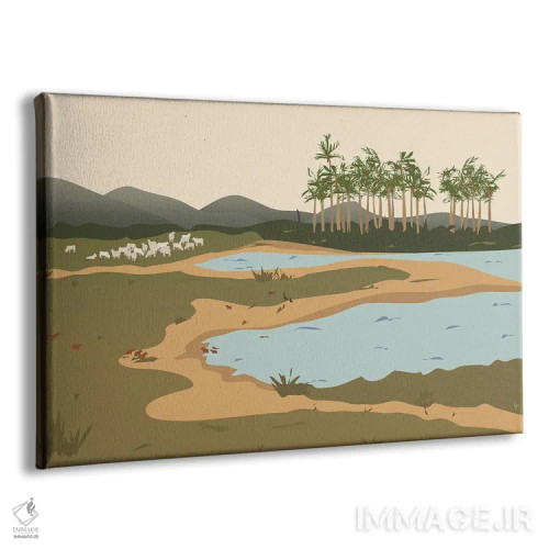 تابلو "دشتهای لوس یانوس، کلمبیا" اثر لایمن کریتیو کو. (شرکت/استودیو خلاق) - نمای پرسپکتیو محصول
