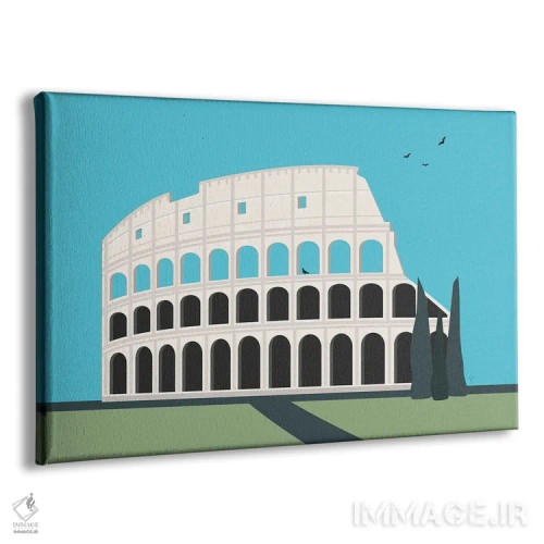 تابلو "کولوسئوم، رم، ایتالیا" اثر لایمن کریتیو کو. (شرکت/استودیو خلاق) - نمای پرسپکتیو محصول