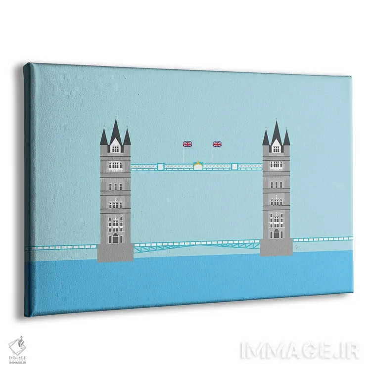 تابلو "لندن، انگلستان | پل تاور" اثر لایمن کریتیو کو. (شرکت/استودیو خلاق) - نمای پرسپکتیو محصول