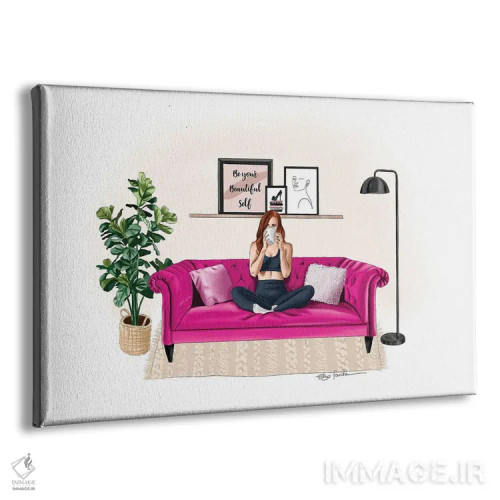 تابلو زمانِ من اثر الزا فوچه - نمای پرسپکتیو محصول