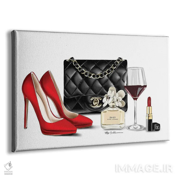 تابلو تمام لوازم ضروری اثر الزا فوچه - نمای پرسپکتیو محصول