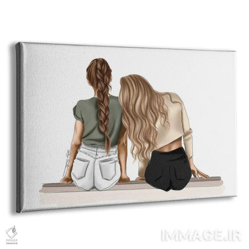 تابلو به من تکیه کن I اثر الزا فوچه - نمای پرسپکتیو محصول