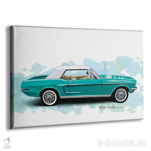 تابلو ماستَنگ سبز اثر الزا فوچه - نمای پرسپکتیو محصول