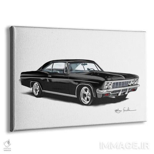 تابلو ایمپالا مشکی (مدل خودرو) اثر الزا فوچه - نمای پرسپکتیو محصول