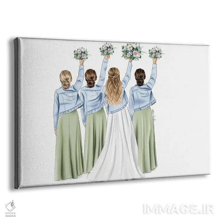 تابلو تیم عروس اثر الزا فوچه - نمای پرسپکتیو محصول