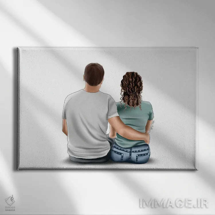 تابلو ما اثر الزا فوچه - نمای روبهرو روی دیوار