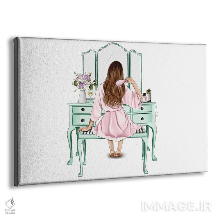 تابلو میز آرایش II اثر الزا فوچه - نمای پرسپکتیو محصول