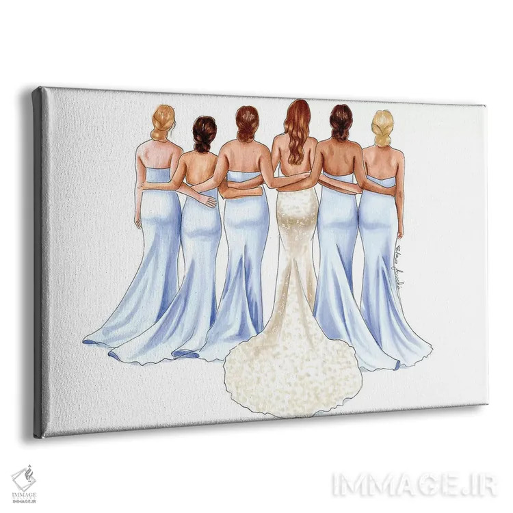 تابلو ساقدوشها اثر الزا فوچه - نمای پرسپکتیو محصول