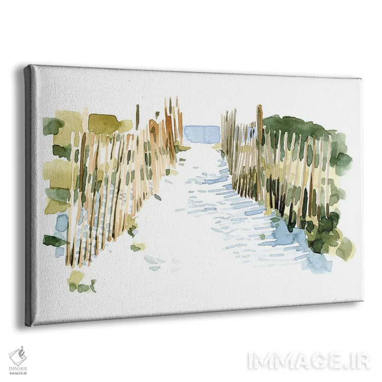 تابلو برداشتهایی از ساحل ۱ اثر اما کارولین - نمای پرسپکتیو محصول