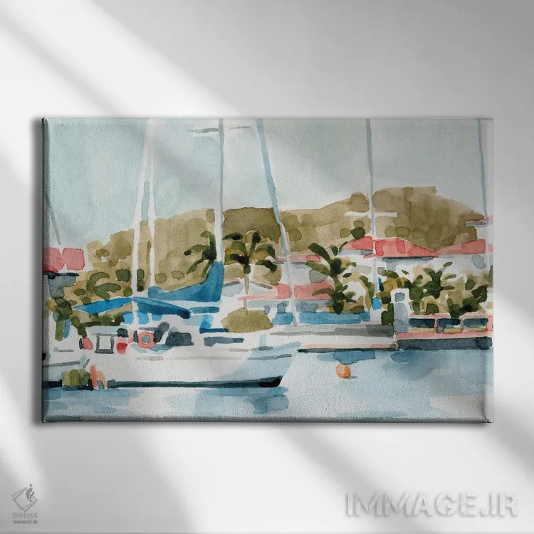 تابلو تعطیلات خاطرهانگیز ۲ اثر اما کارولین - نمای روبهرو روی دیوار