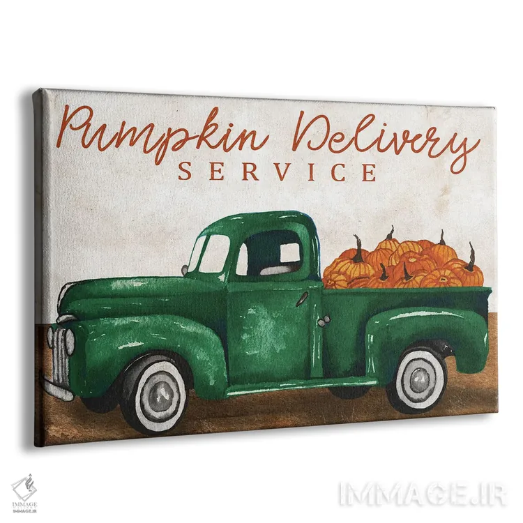 تابلو سرویس تحویل کدو تنبل اثر الیزابت مدلی - نمای پرسپکتیو محصول