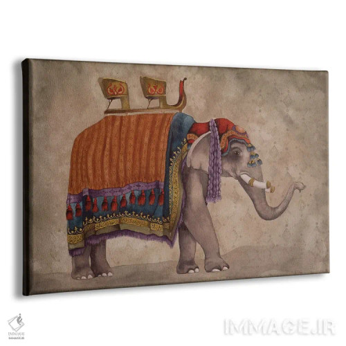 تابلو فیلهای آیینی ۲ اثر الیزابت مدلی - نمای پرسپکتیو محصول