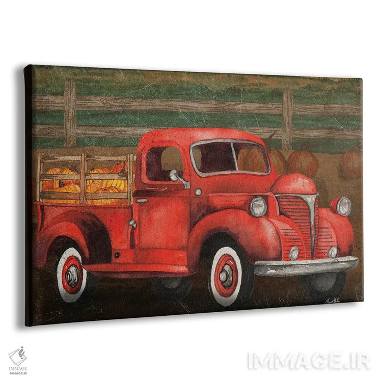 تابلو برداشت کامیونی III اثر الیزابت مدلی - نمای پرسپکتیو محصول