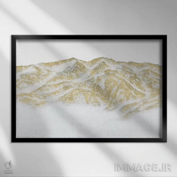 تابلو ثبات اثر امیلی ماگون - نمای قابدار مشکی