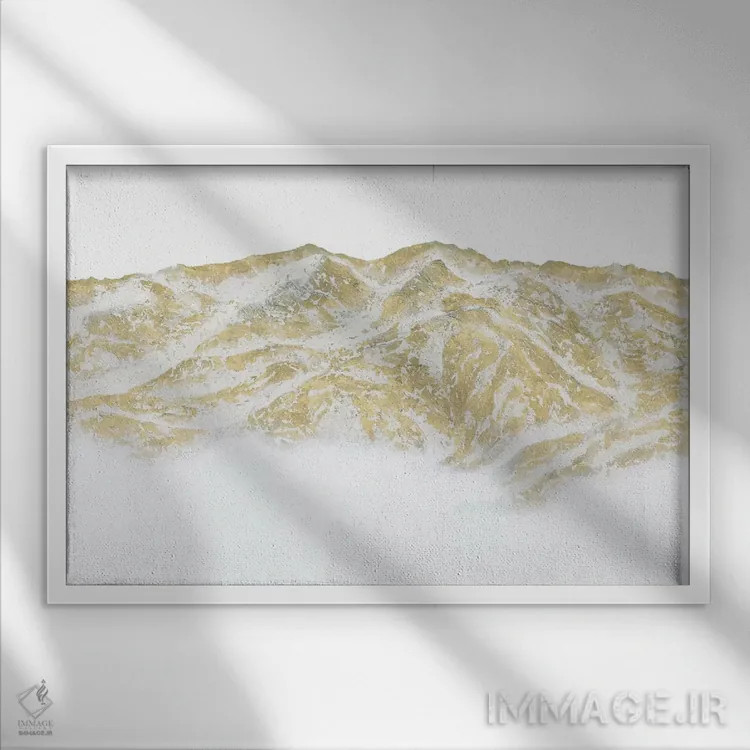 تابلو ثبات اثر امیلی ماگون - نمای قابدار سفید