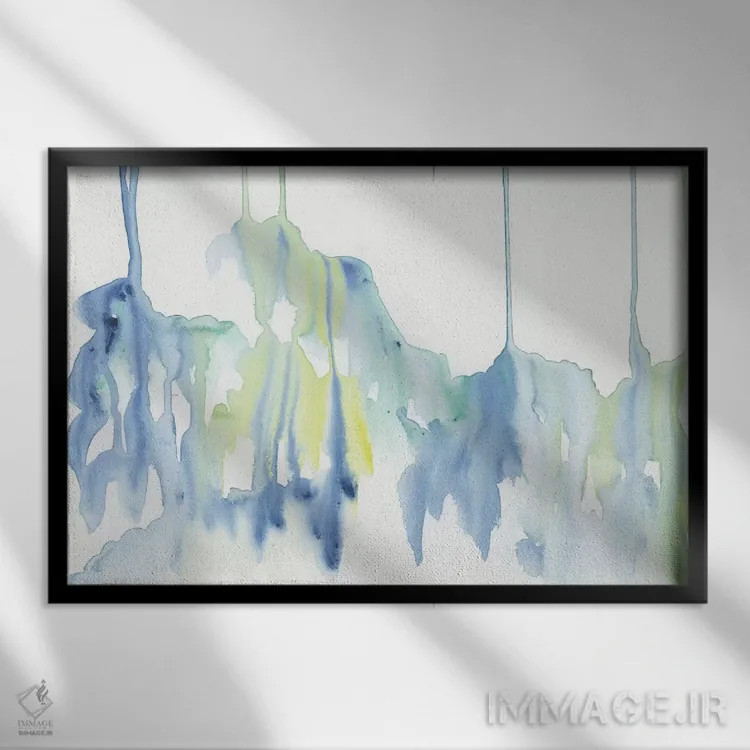 تابلو تابستان اثر امیلی ماگون - نمای قابدار مشکی