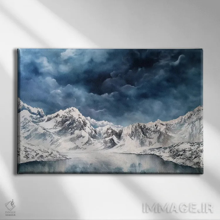 تابلو درخشش اثر امیلی ماگون - نمای روبهرو روی دیوار