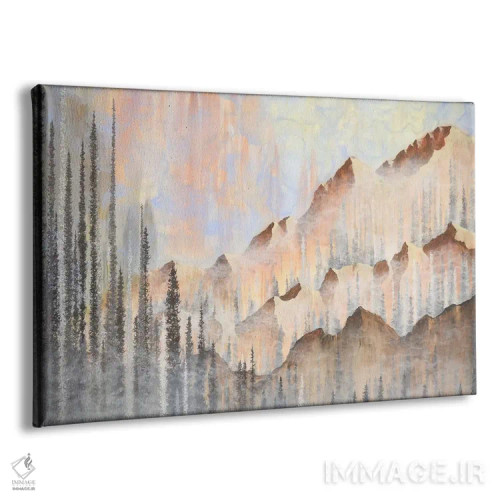 تابلو افتر برن (پدیده پسسوز) اثر امیلی ماگون - نمای پرسپکتیو محصول