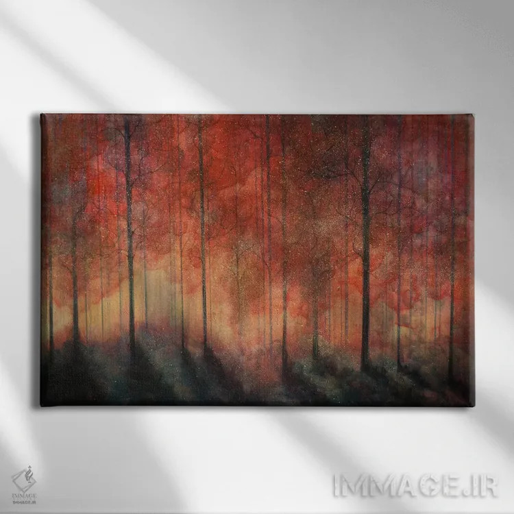 تابلو صبح بخیر اثر امیلی ماگون - نمای روبهرو روی دیوار