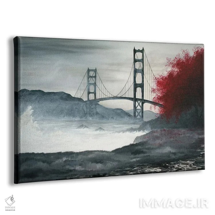 تابلو پل گلدن گیت (سانفرانسیسکو) اثر امیلی ماگون - نمای پرسپکتیو محصول