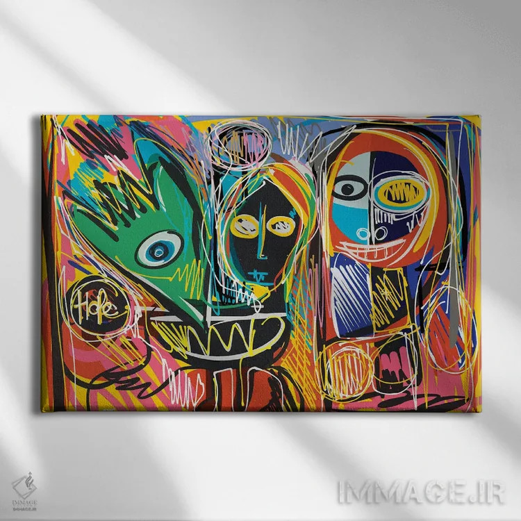 تابلو امید اثر امانوئل سیگنورینو - نمای روبهرو روی دیوار