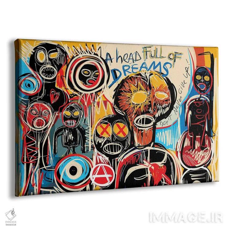 تابلو هرگز تسلیم نشو و به رؤیاهایت ایمان داشته باش اثر امانوئل سیگنورینو - نمای پرسپکتیو محصول