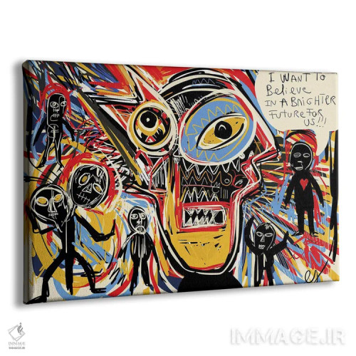 تابلو میخواهم به آیندهای روشنتر برای ما ایمان داشته باشم اثر امانوئل سیگنورینو - نمای پرسپکتیو محصول