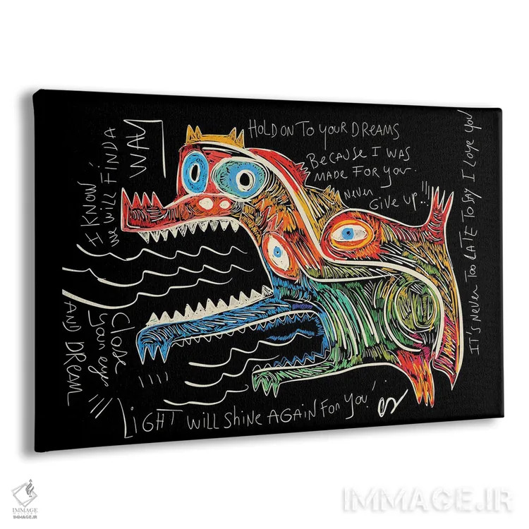 تابلو به رؤیاهایت بچسب اثر امانوئل سیگنورینو - نمای پرسپکتیو محصول