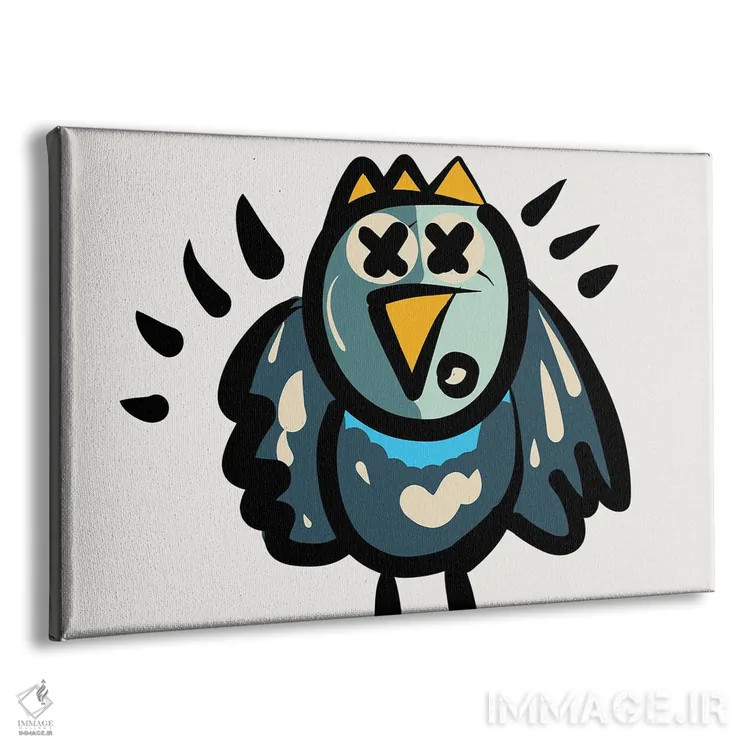 تابلو آلفرد پرنده خونسرد اثر امانوئل سیگنورینو - نمای پرسپکتیو محصول