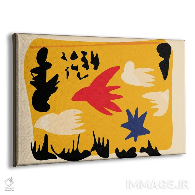 تابلو پرندگان صلح و آزادی اثر امانوئل سیگنورینو - نمای پرسپکتیو محصول