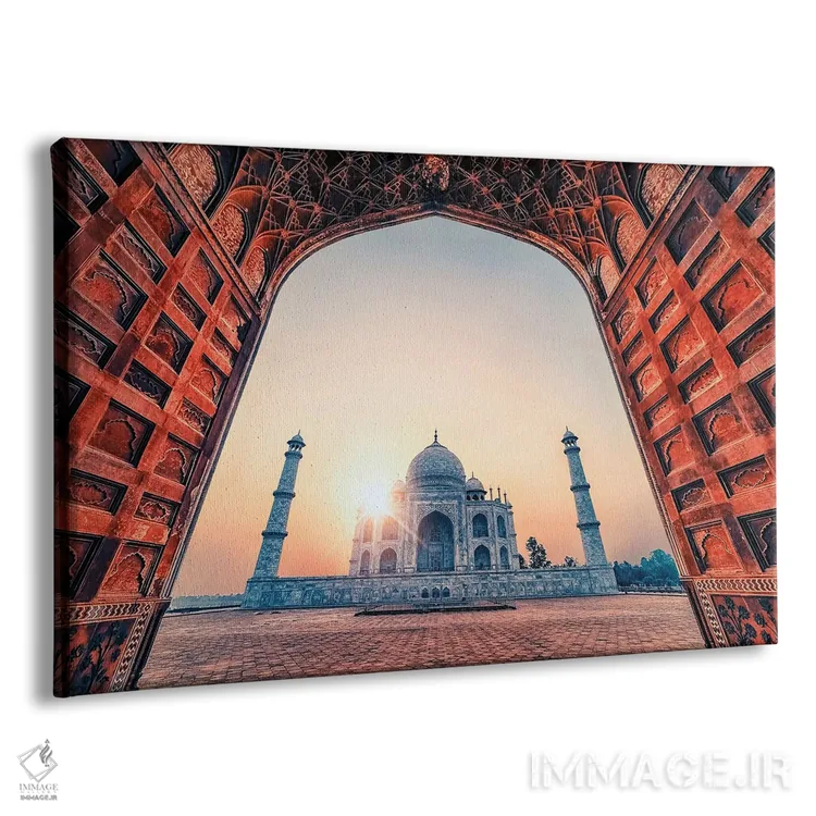 تابلو تاج محل در کنار طاق اثر مانجیک پیکچرز (استودیو عکاسی یا فیلمسازی) - نمای پرسپکتیو محصول