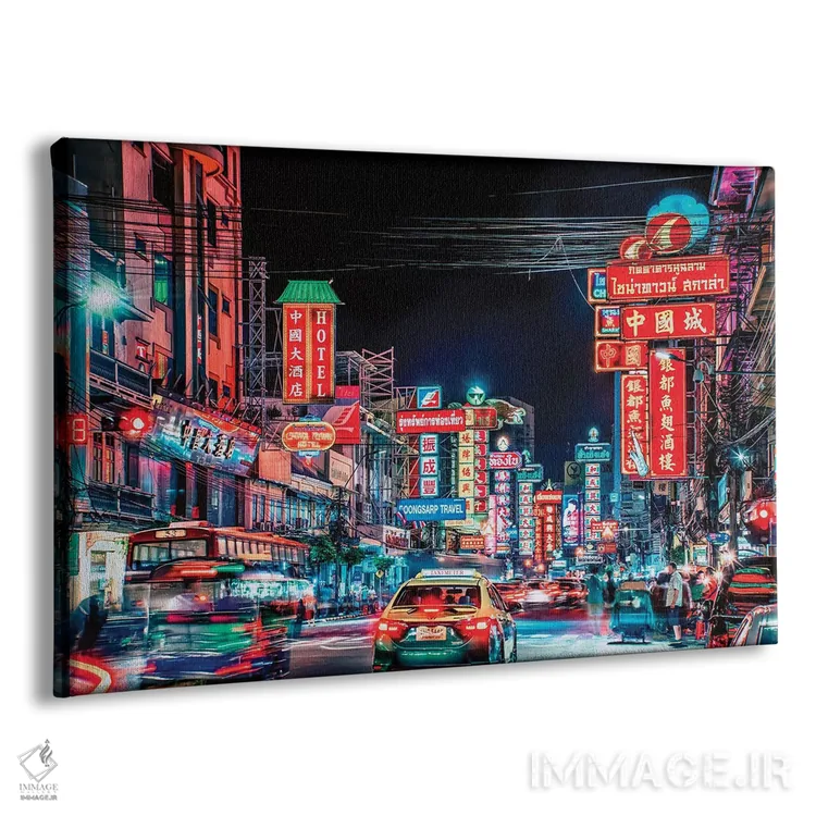 تابلو زندگی شبانه بانکوک اثر مانجیک پیکچرز (استودیو عکاسی یا فیلمسازی) - نمای پرسپکتیو محصول