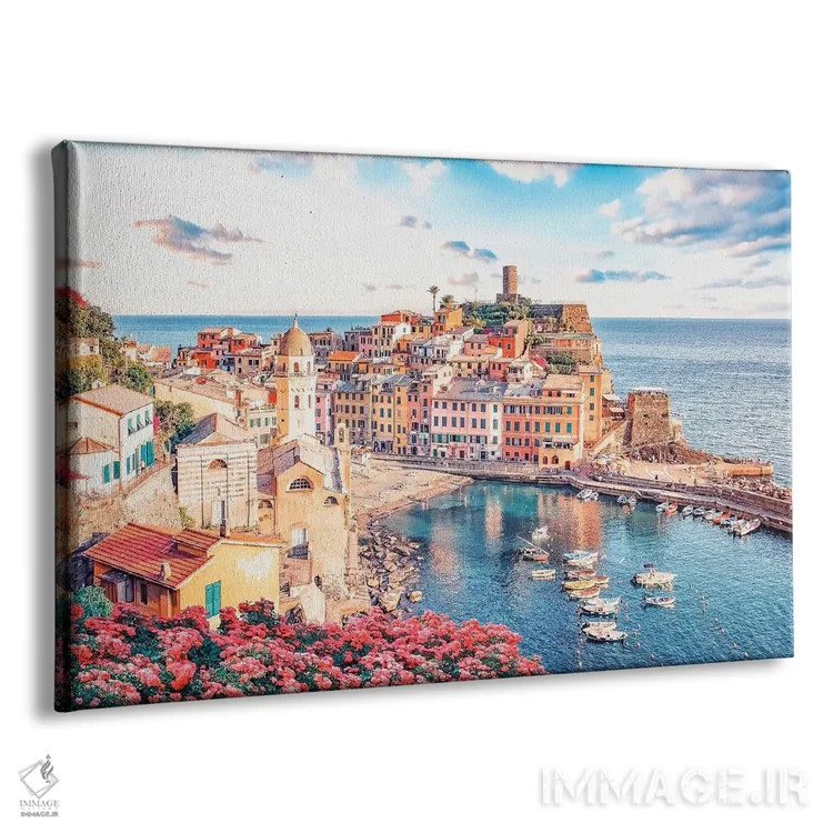 تابلو ورناتزای رنگارنگ اثر مانجیک پیکچرز (استودیو عکاسی یا فیلمسازی) - نمای پرسپکتیو محصول