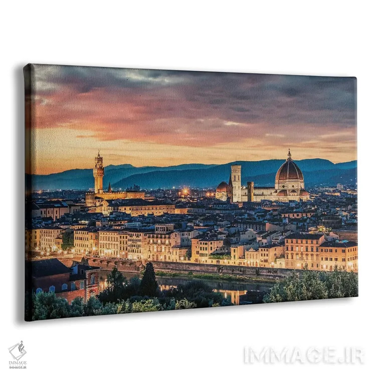 تابلو فلورانس هنگام غروب اثر مانجیک پیکچرز (استودیو عکاسی یا فیلمسازی) - نمای پرسپکتیو محصول