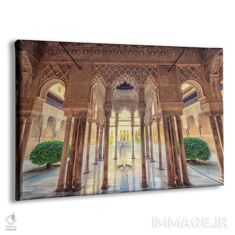 تابلو الحمرا (کاخ الحمرا در اسپانیا) اثر مانجیک پیکچرز (استودیو عکاسی یا فیلمسازی) - نمای پرسپکتیو محصول