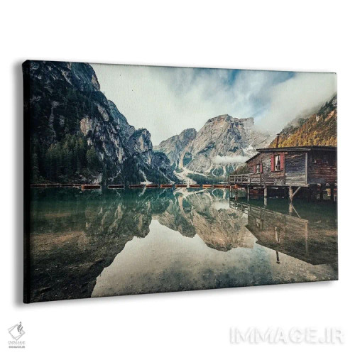 تابلو دریاچه بریس (ایتالیا) اثر مانجیک پیکچرز (استودیو عکاسی یا فیلمسازی) - نمای پرسپکتیو محصول