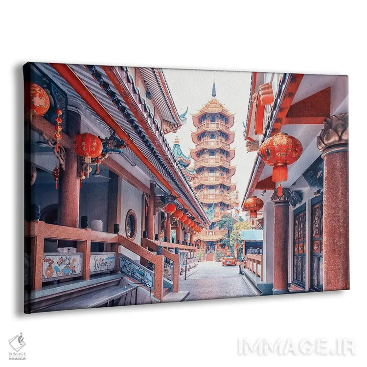 تابلو معبد چه چین خور (بانکوک) اثر مانجیک پیکچرز (استودیو عکاسی یا فیلمسازی) - نمای پرسپکتیو محصول