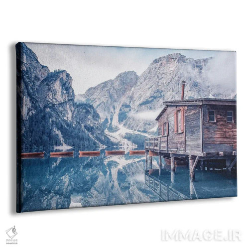 تابلو دریاچه بریز (ایتالیا) اثر مانجیک پیکچرز (استودیو عکاسی یا فیلمسازی) - نمای پرسپکتیو محصول