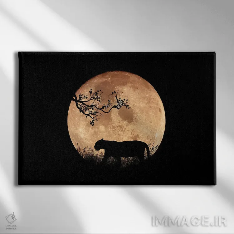 تابلو شب آسیایی اثر مانجیک پیکچرز (استودیو عکاسی یا فیلمسازی) - نمای روبهرو روی دیوار