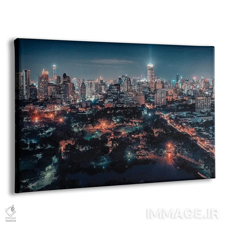 تابلو چراغهای شهر بانکوک اثر مانجیک پیکچرز (استودیو عکاسی یا فیلمسازی) - نمای پرسپکتیو محصول