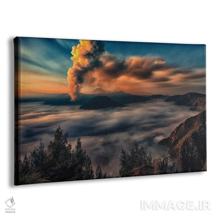 تابلو فوران (آتشفشان) اثر مانجیک پیکچرز (استودیو عکاسی یا فیلمسازی) - نمای پرسپکتیو محصول