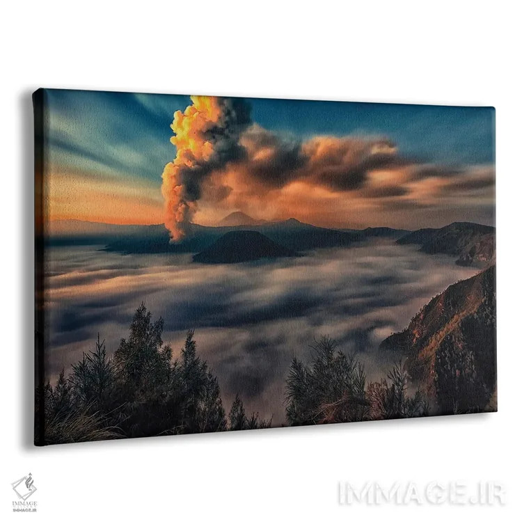 تابلو فوران (آتشفشان) اثر مانجیک پیکچرز (استودیو عکاسی یا فیلمسازی) - نمای پرسپکتیو محصول