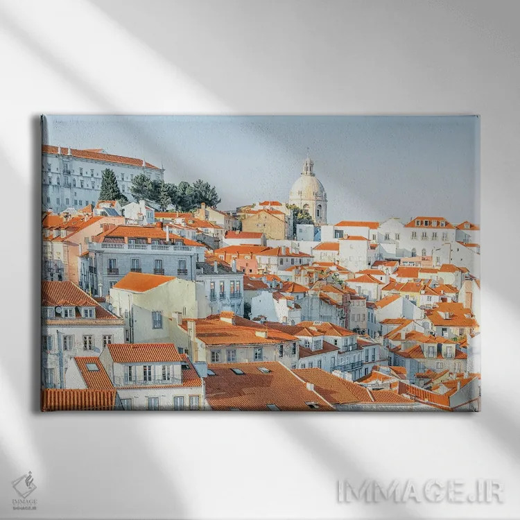 تابلو لیسبون اثر مانجیک پیکچرز (استودیو عکاسی یا فیلمسازی) - نمای روبهرو روی دیوار