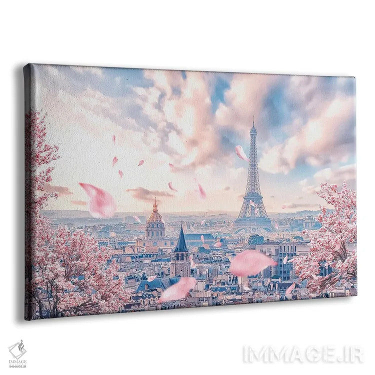 تابلو ساکورای فرانسوی (شکوفه گیلاس) اثر مانجیک پیکچرز (استودیو عکاسی یا فیلمسازی) - نمای پرسپکتیو محصول