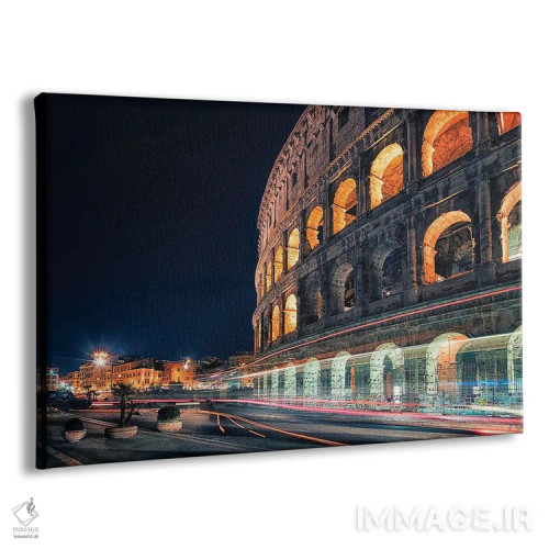 تابلو کولوسئوم در شب اثر مانجیک پیکچرز (استودیو عکاسی یا فیلمسازی) - نمای پرسپکتیو محصول
