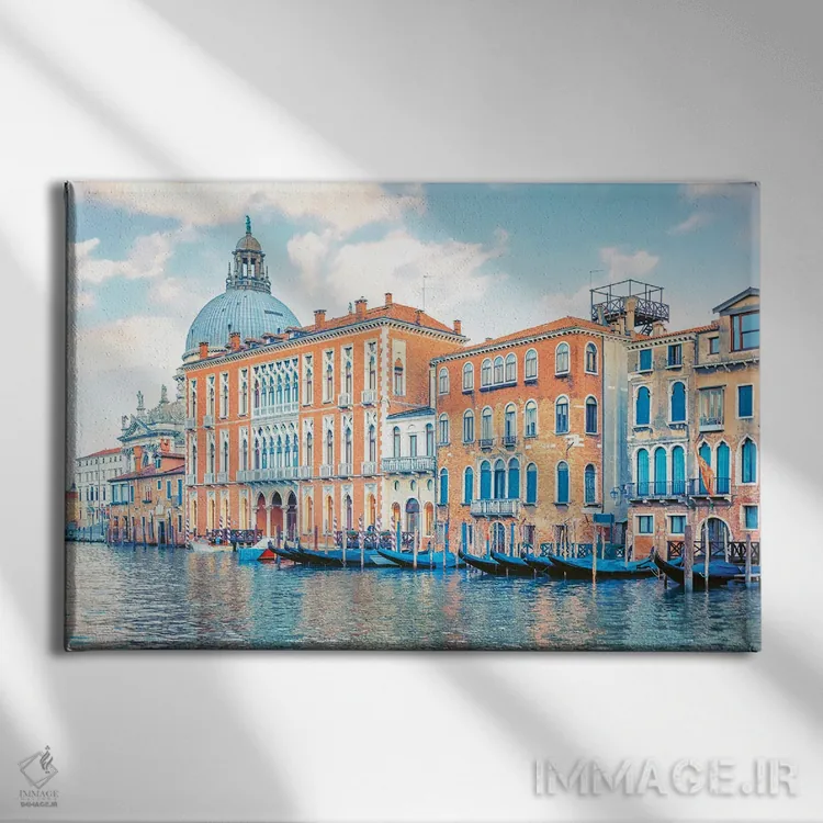 تابلو عصر در ونیز اثر مانجیک پیکچرز (استودیو عکاسی یا فیلمسازی) - نمای روبهرو روی دیوار