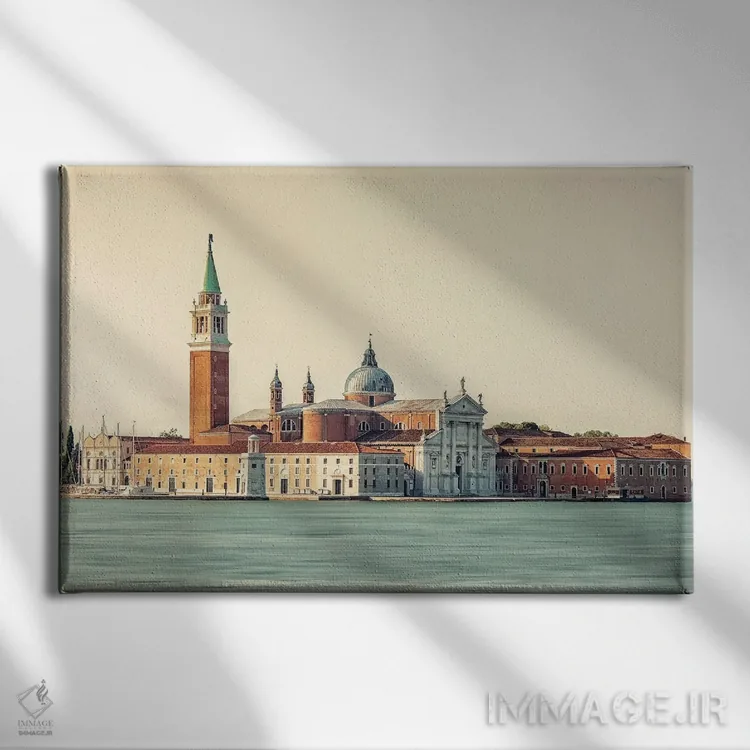 تابلو سن جورجو ماجوره (جزیره ونیز) اثر مانجیک پیکچرز (استودیو عکاسی یا فیلمسازی) - نمای روبهرو روی دیوار