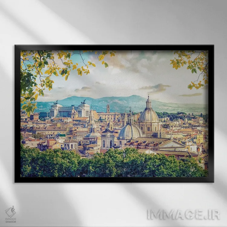 تابلو رم زیبا اثر مانجیک پیکچرز (استودیو عکاسی یا فیلمسازی) - نمای قابدار مشکی